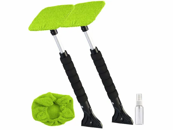 2 nettoyeurs télescopiques pour pare-brise | Nettoyage voiture 