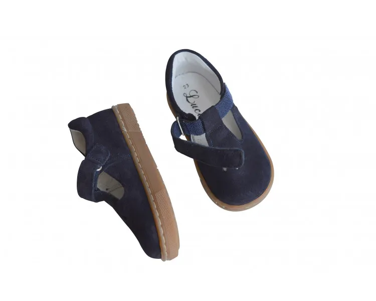 Aubin SOUPLES Scratchs - nubuck bleu marine
