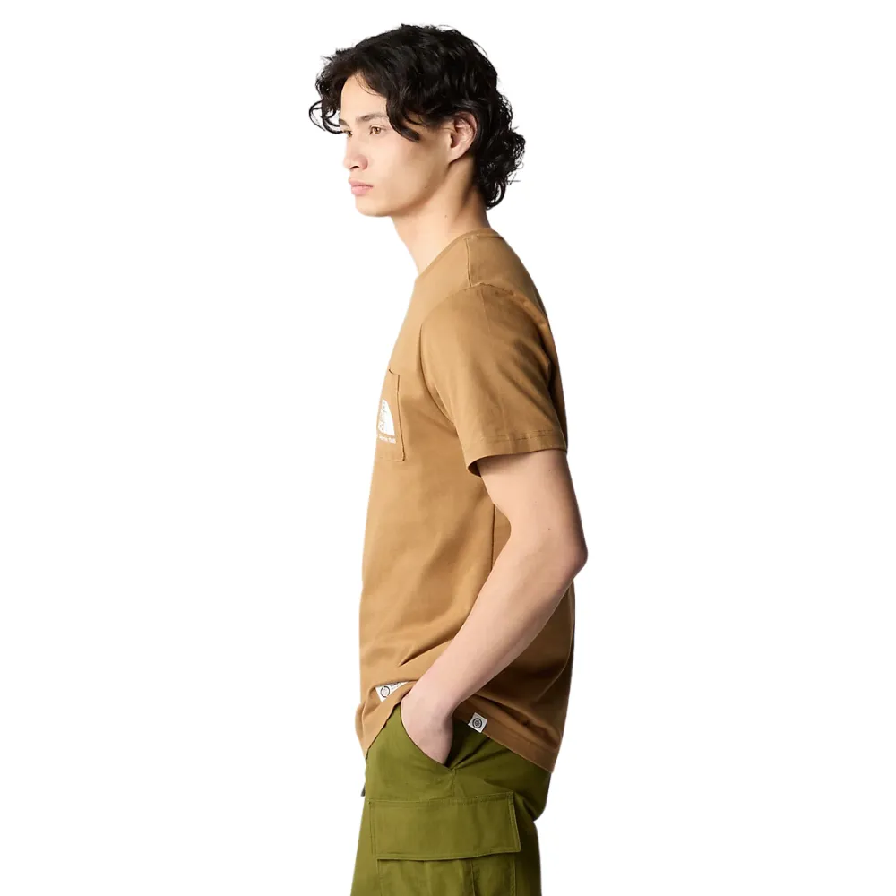 Berkeley California Pocket T-shirt Utility Brown