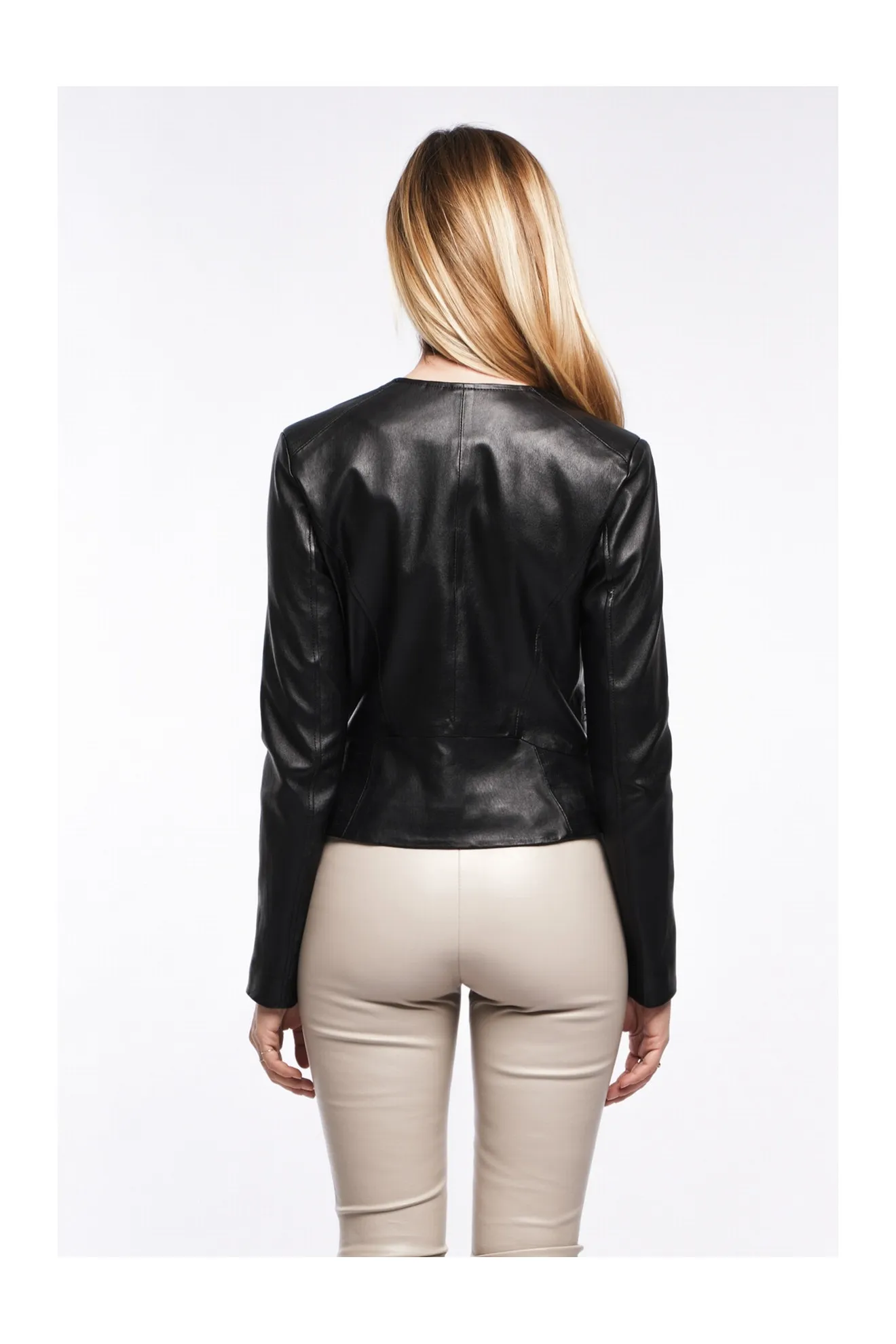 blouson agneau stretch 100% agneau