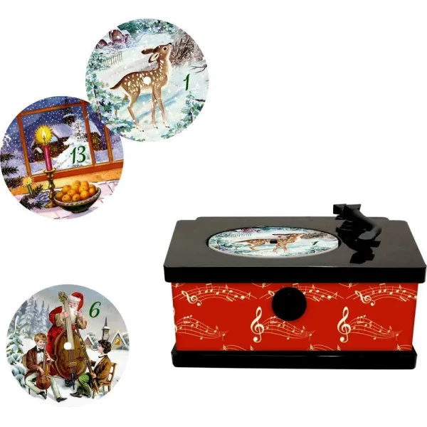 Calendrier de l'avent musical Coppenrath Platine disque