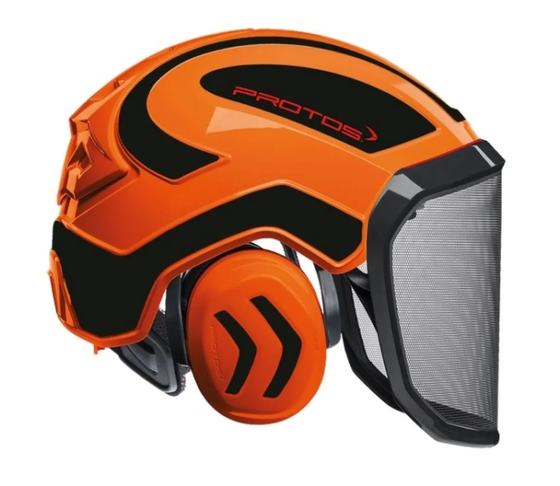 Casque Protos® Integral Forest Pfanner (Orange et Noir)