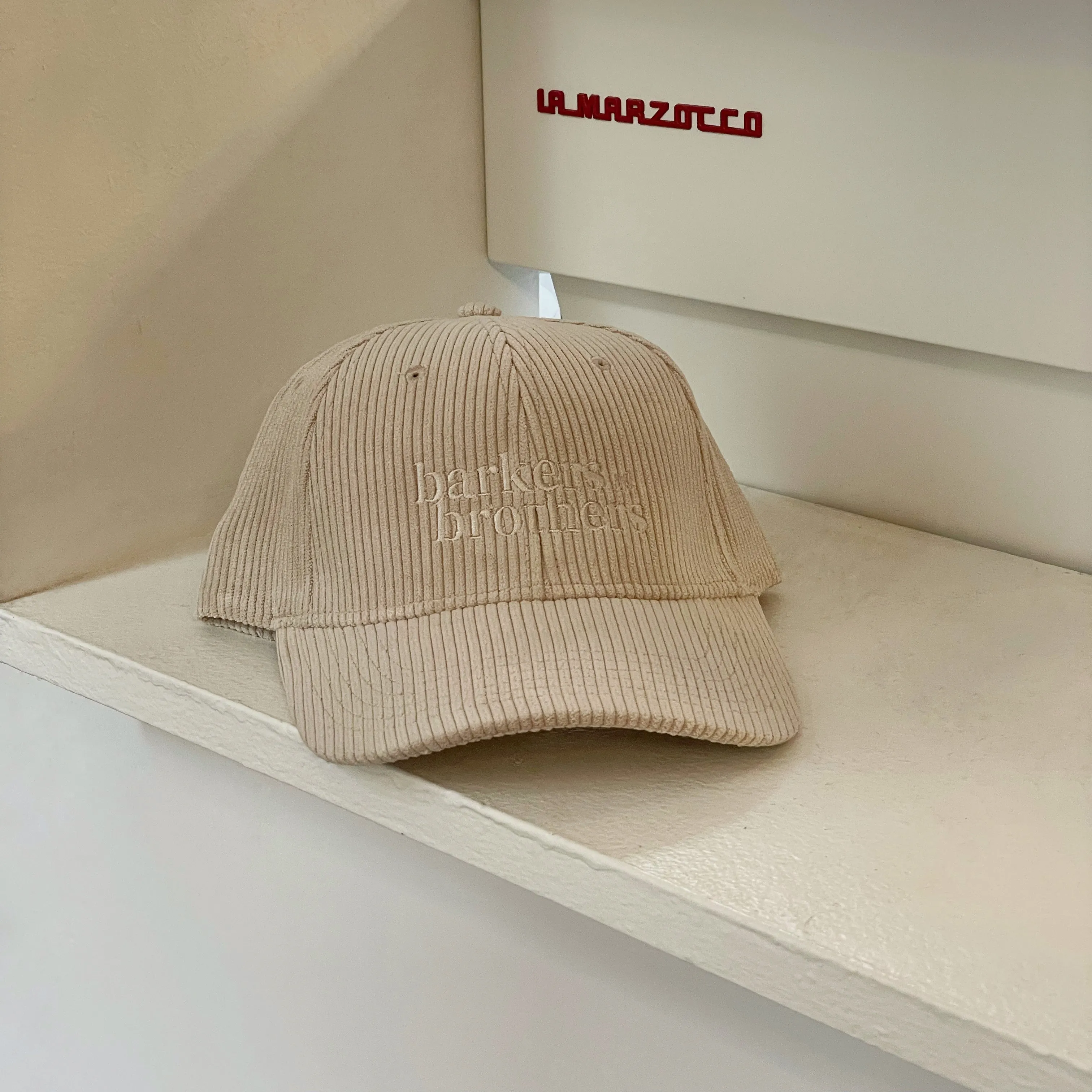 Casquette corduroy BARKERS+BROTHERS