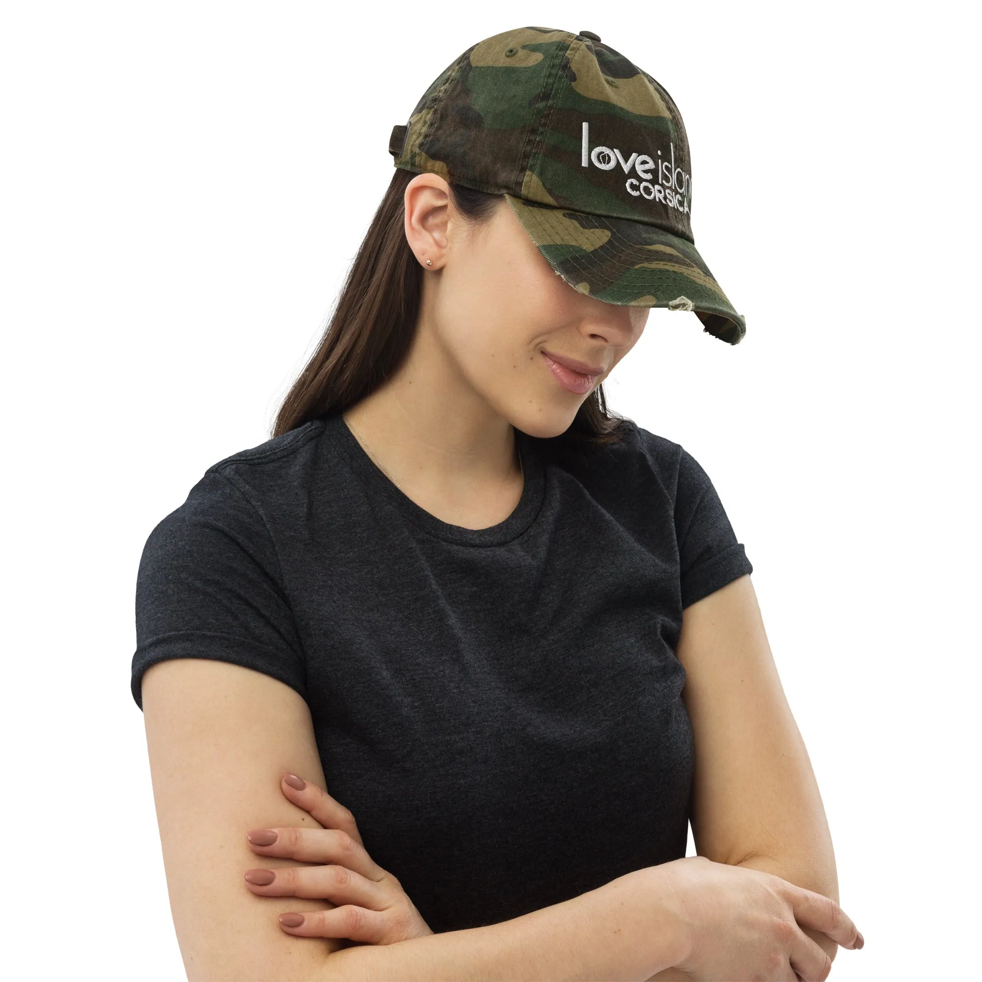 Casquette effet usé Love Island Corsica