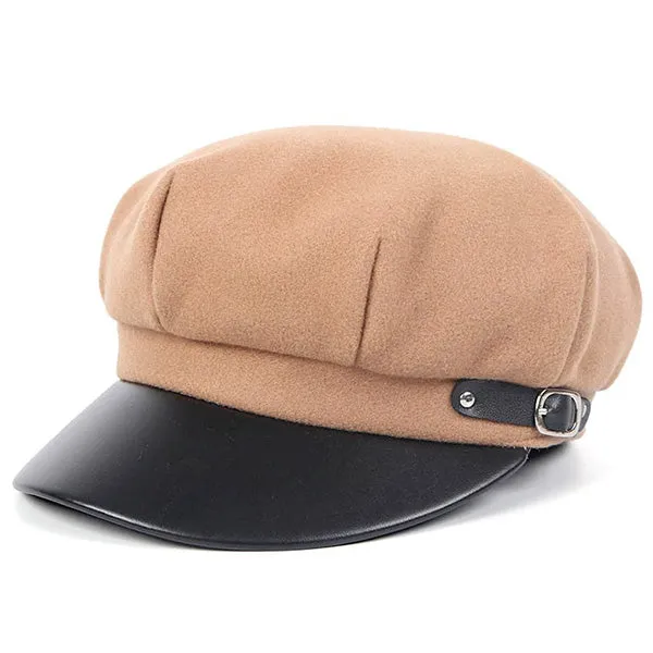 Casquette Militaire Gavroche Femme Kaki