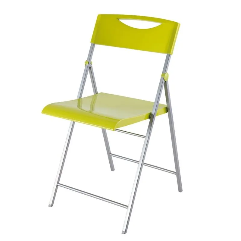 Chaise pliante glossy - vert anis