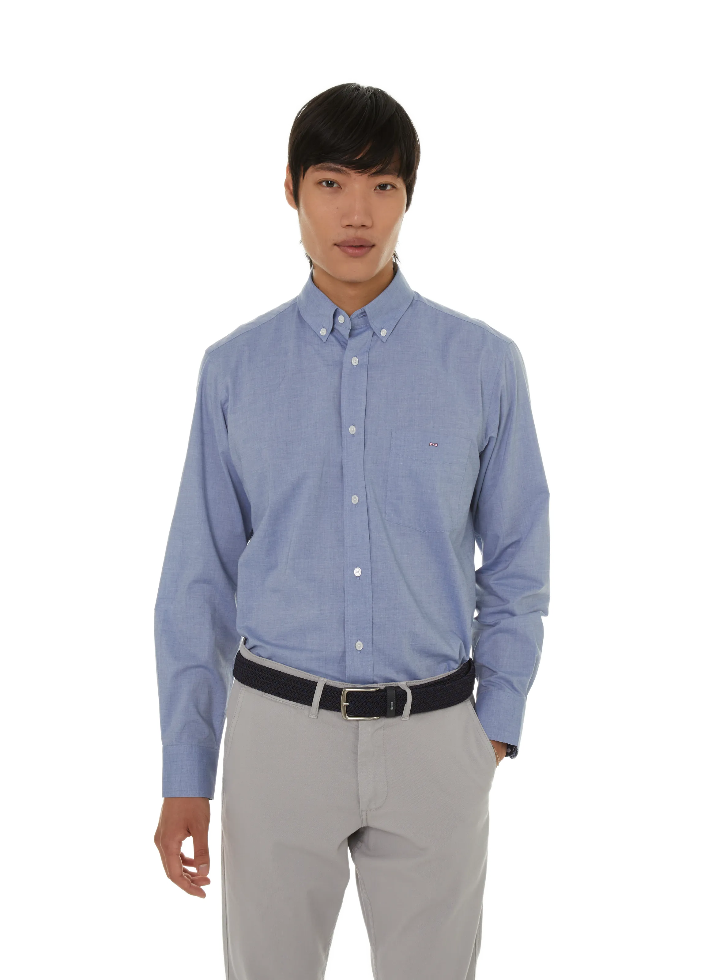 CHEMISE DROITE AVEC COUDIèRES - EDEN PARK pour HOMME | Printemps