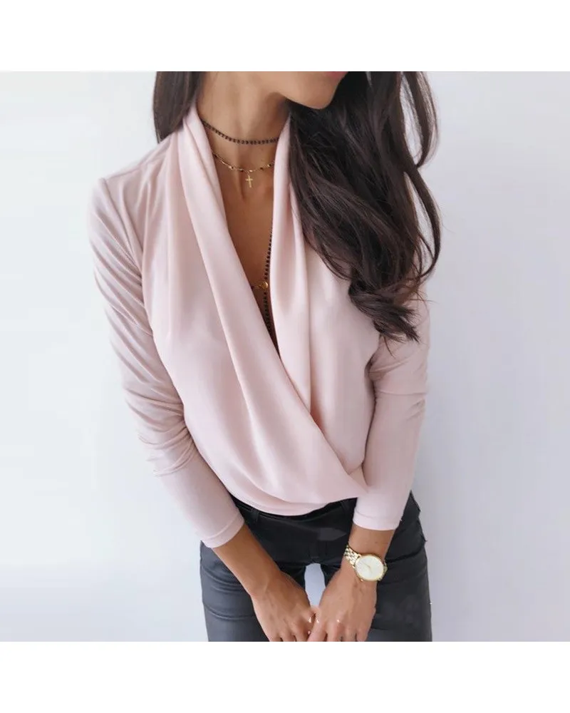 chemise femme colle v