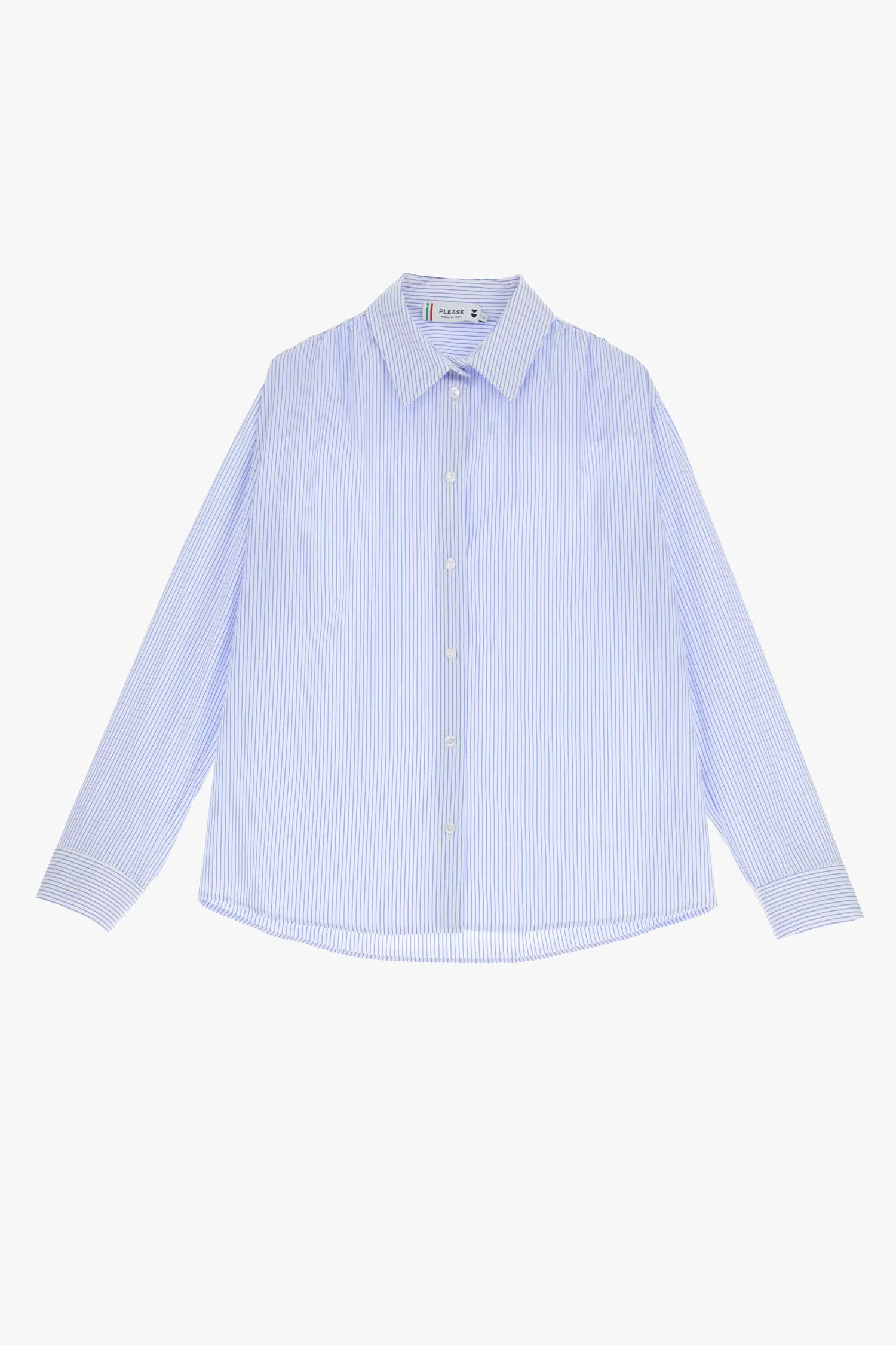 Chemise rayée avec col classique