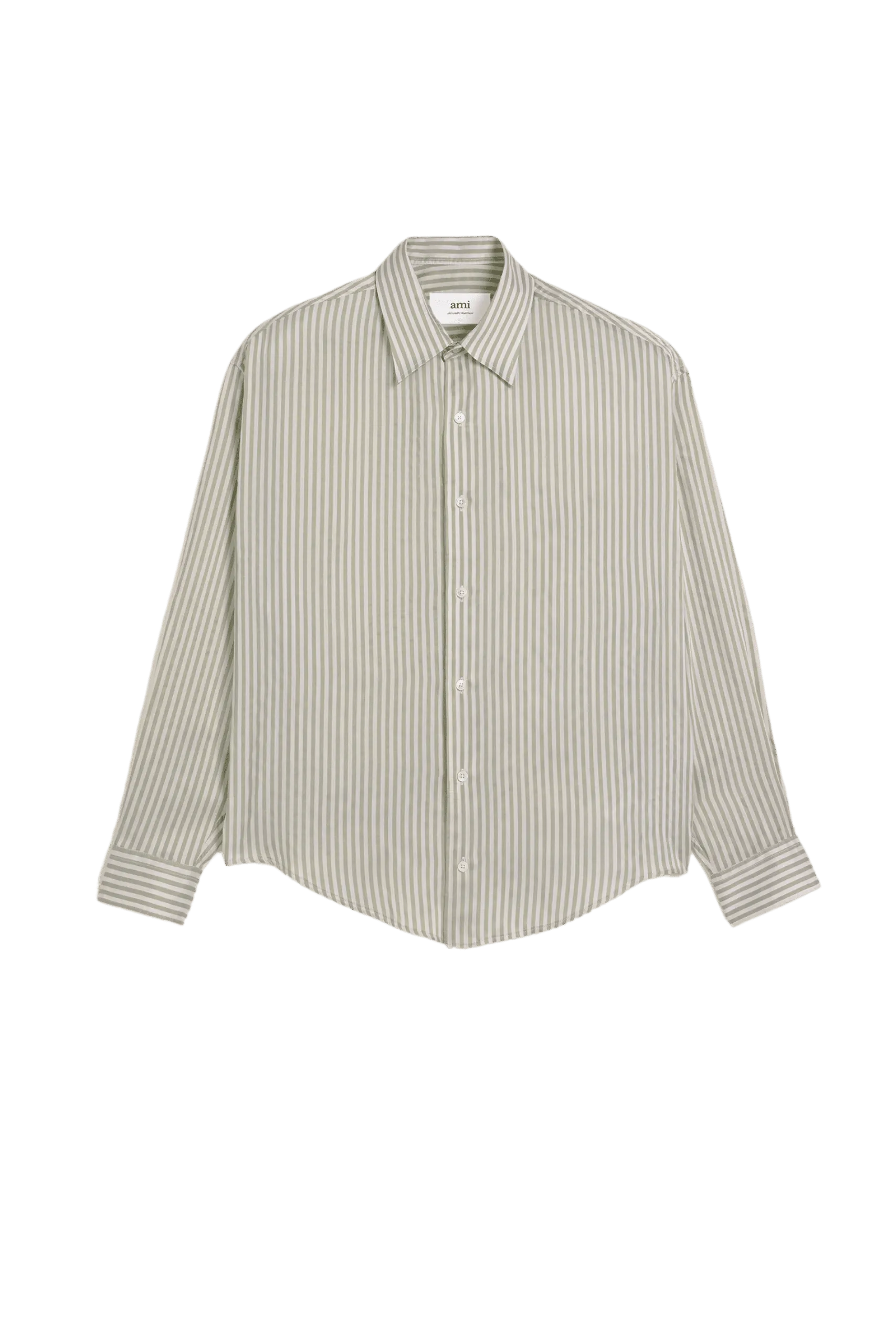 Chemise Rayée Craie Sauge