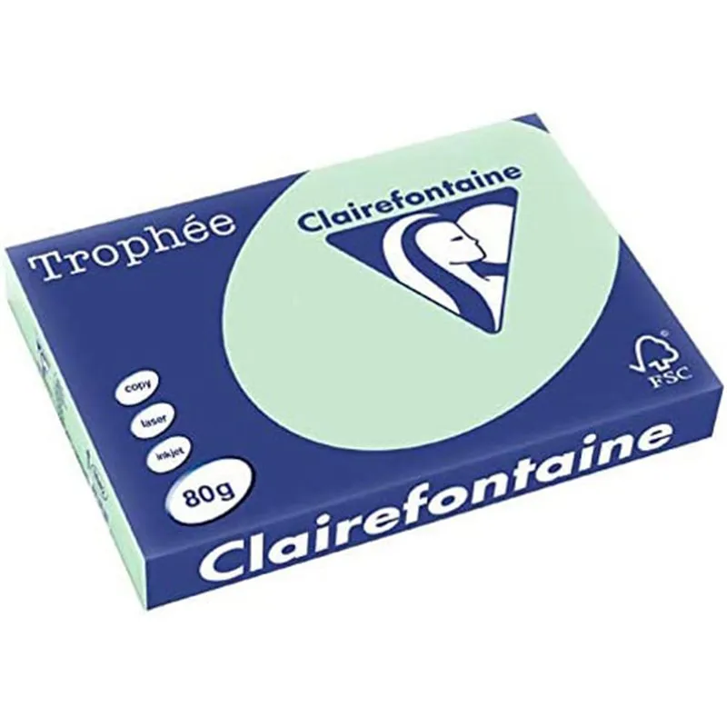 Clairalfa Papier universel Trophée, A3, 80 g/m2, vert golf  