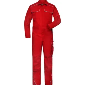 Combinaison de travail homme - JN887 - rouge 