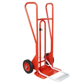 Diable à poignées fermées 250 kg roues caoutchouc
