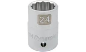 Dynamic Tools D022138 Douille 38mm x 12 pans courte à prise 3/4"