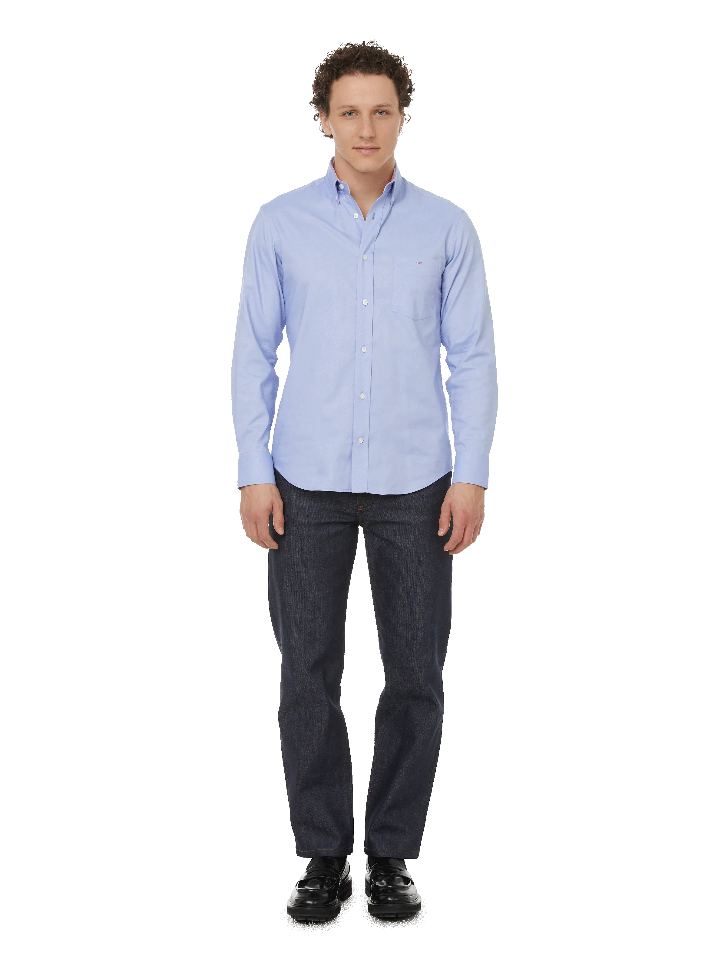 EDEN PARK  Chemise en coton - Bleu