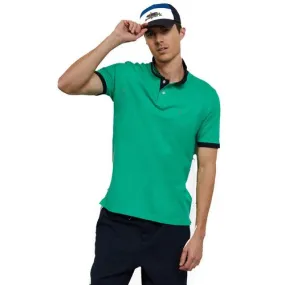 EDEN PARK POLO Vert col marine
