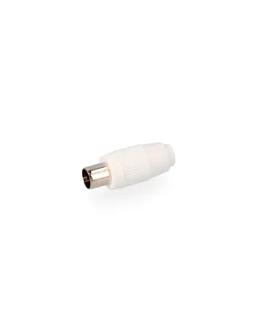Fiche Tv Droite 9,5mm Rétractable Edm - 50001