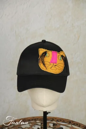 Filly Biz Casquette noire avec chat