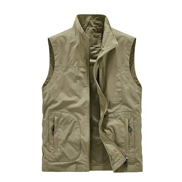 Gilet Décontracté Homme Style Rétro