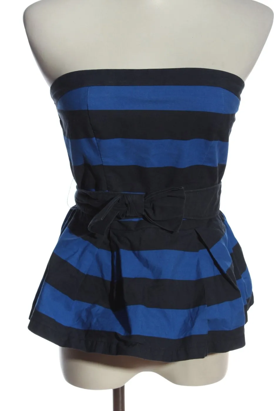 Hollister Hauts épaule nues bleu-noir motif rayé style décontracté