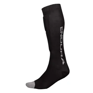 Hommes Chaussettes protège tibia SingleTrack - Noir