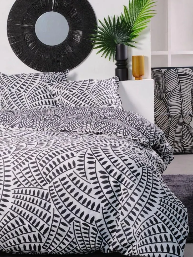 Housse de couette  Sunshine 13.12 + taie(s) 100% coton 57 fils - Blanc