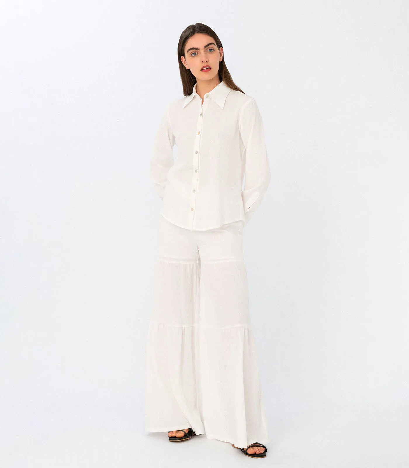 Ivory Cotton Shirt