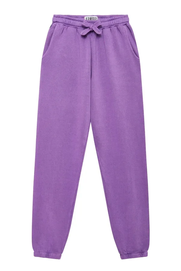 Jogging en coton bio Lilas - Adam