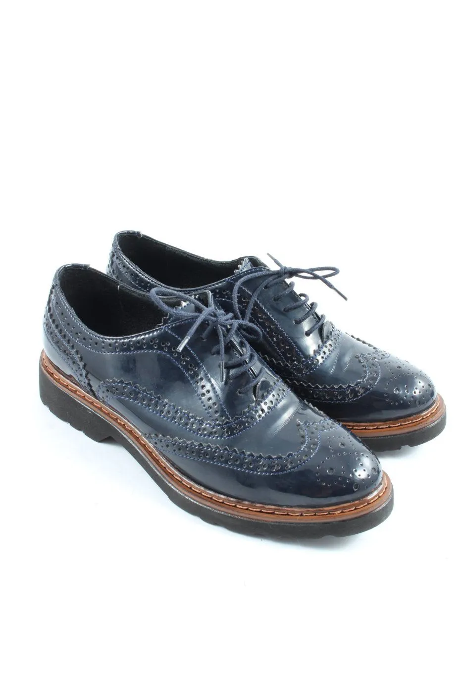 Johanna Chaussure Oxford bleu style décontracté