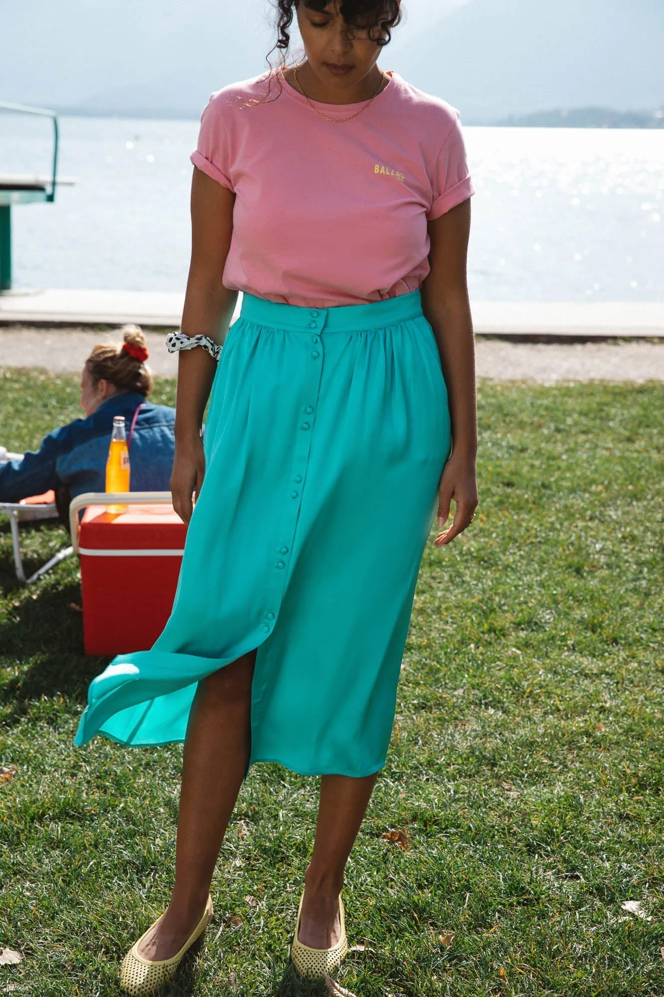 Jupe Sally turquoise