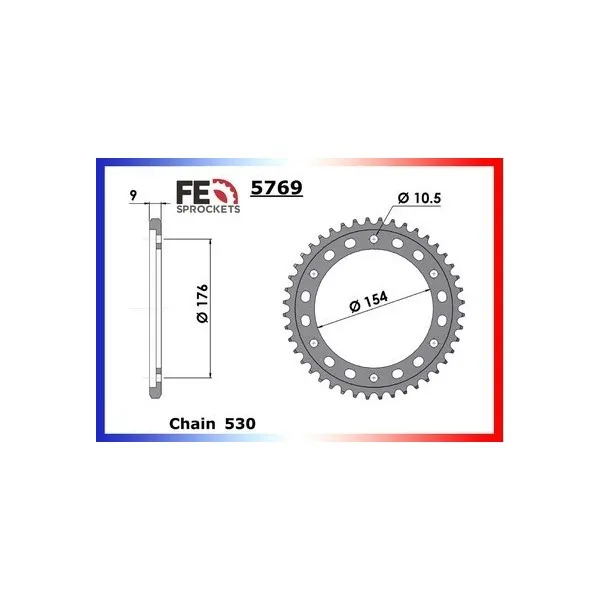 Kit chaîne Acier - VFR X Crossrunner Abs - 800 - HONDA 2011-2011 