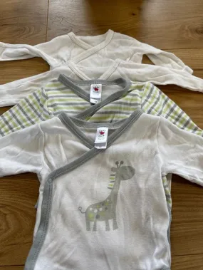 Lot 4 bodys manches longues - Baby Club - 1 mois  | Beebs