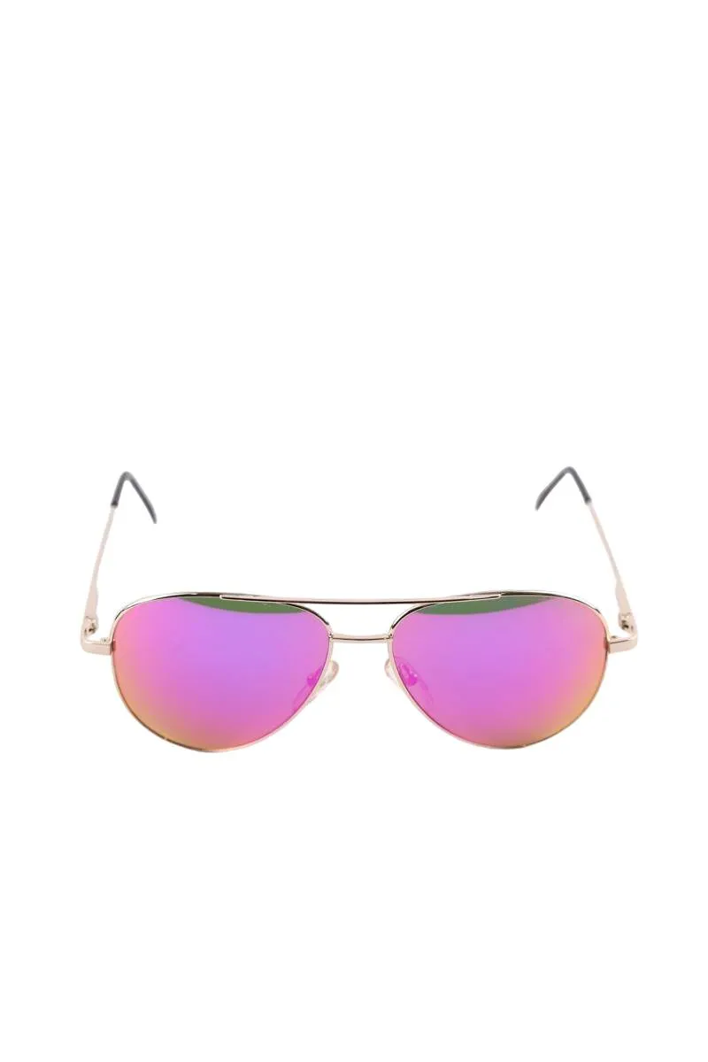 Lunettes de soleil rose