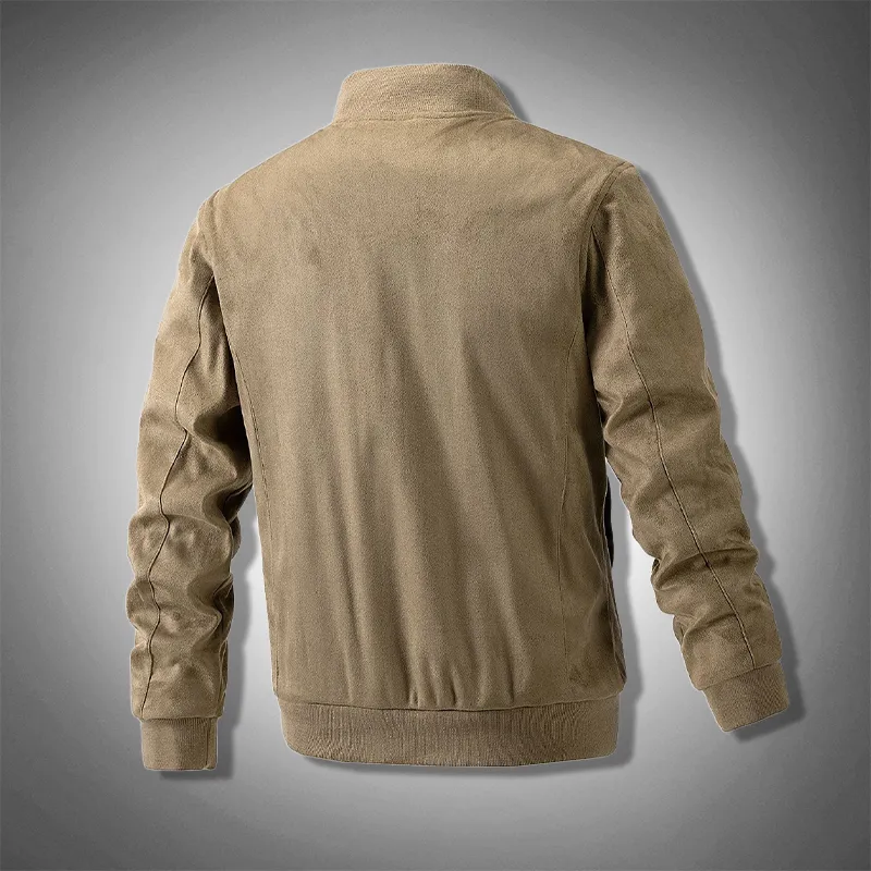 Mark - Blouson Bombers en Suède Stylé pour l'Automne pour Hommes