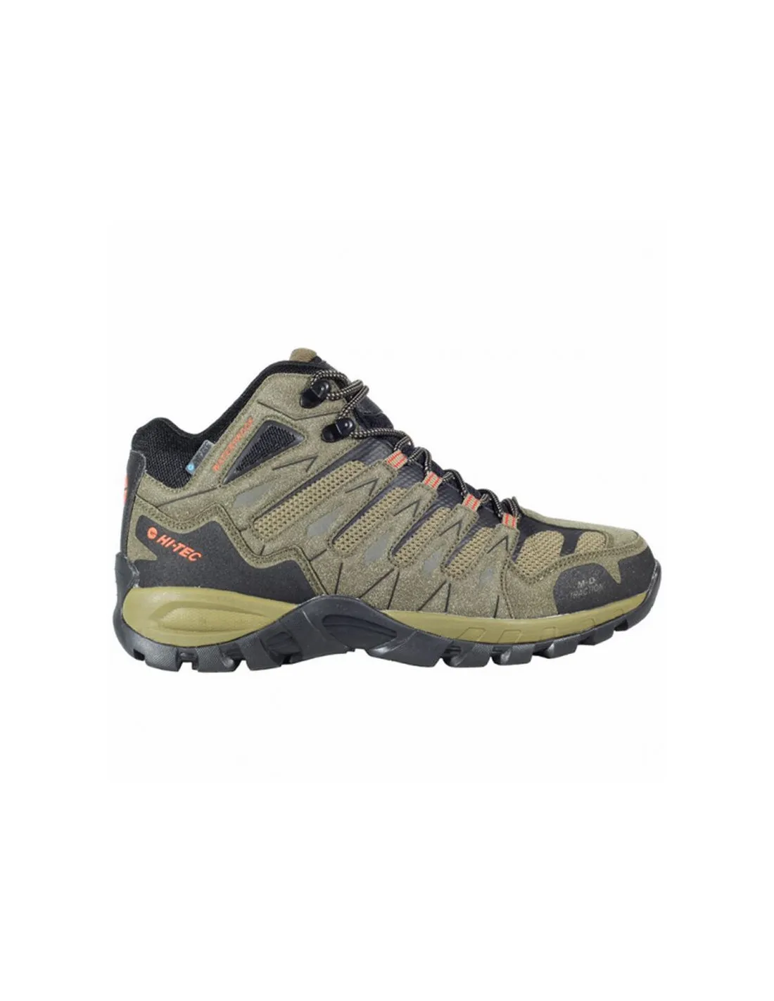 Mountaineering Boots Hi-Tec Corzo Mid Waterproof Green Man