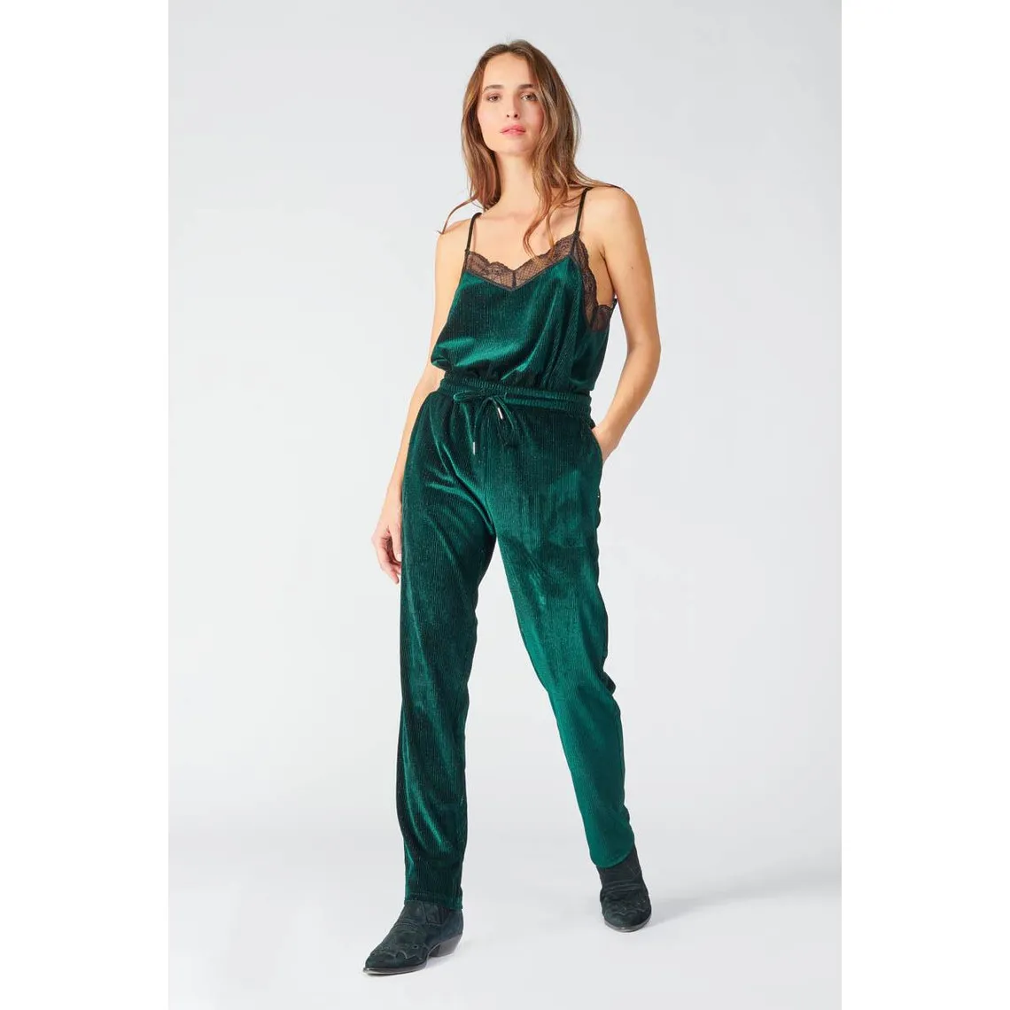 Pantalon carotte AHTON vert | 3 Suisses