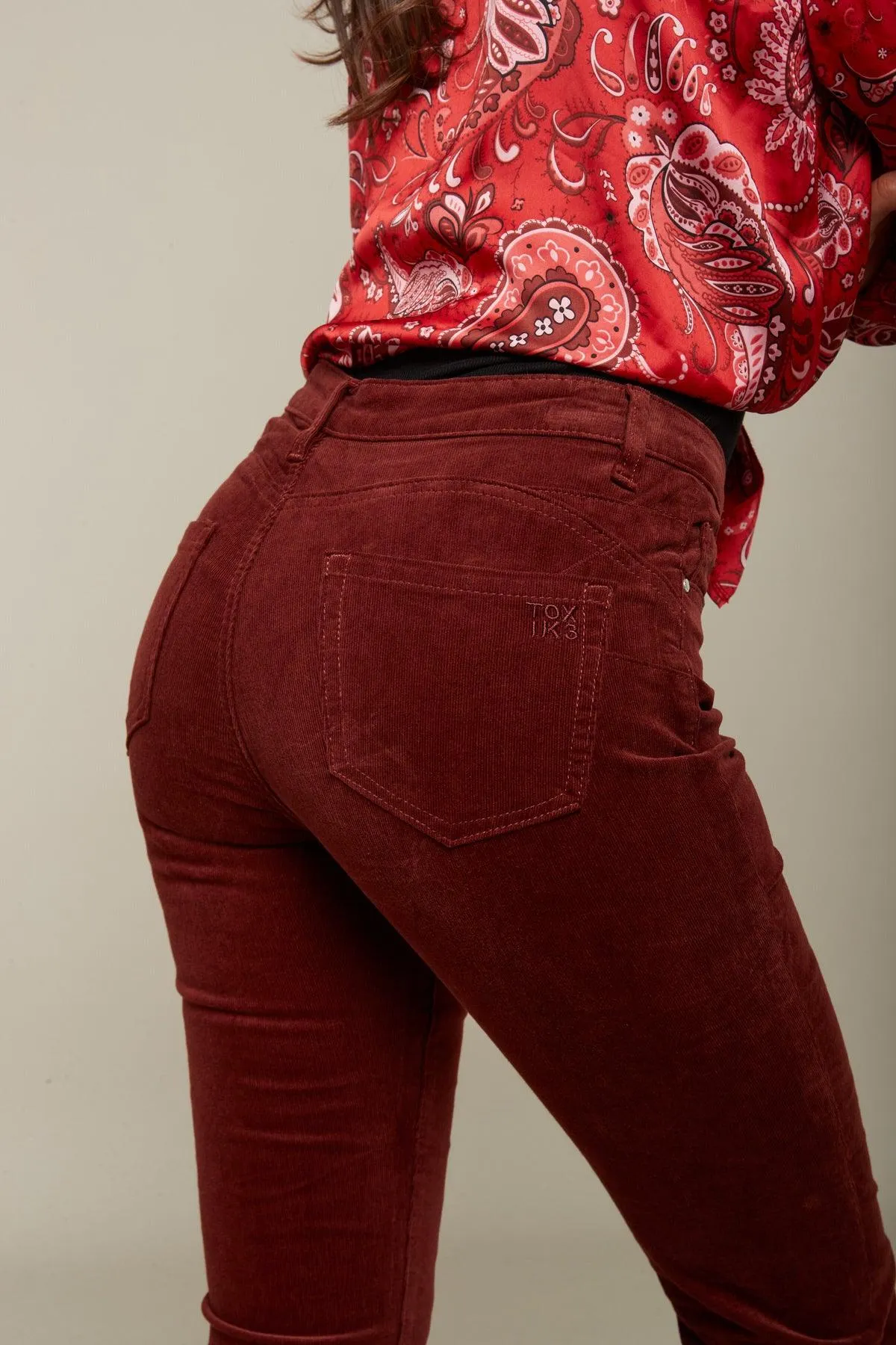 Pantalon push up velours - Cassy
