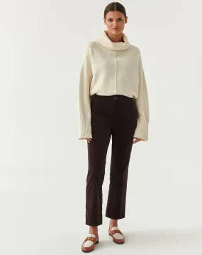 Pantalon Zoria marron