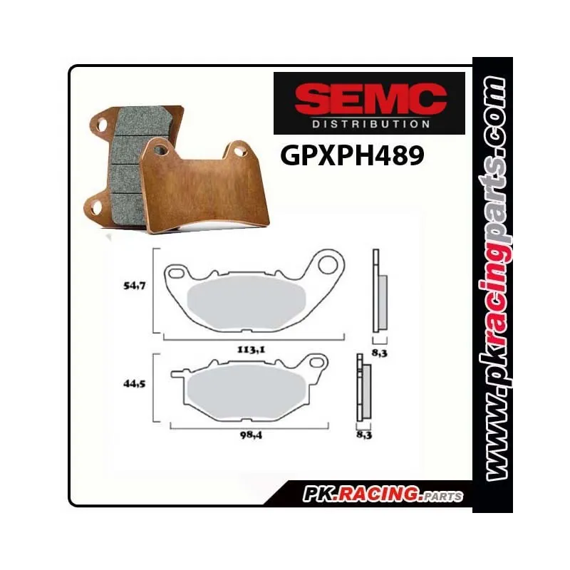 Plaquettes SEMC GPXPH489 ( Compétiton) YAMAHA R3