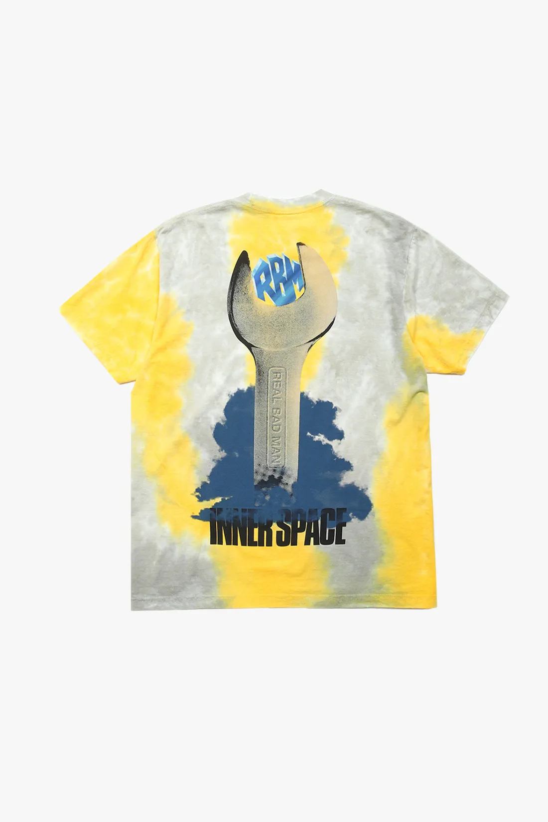 Real bad man All gates open ss tee Orange cream - GRADUATE STORE