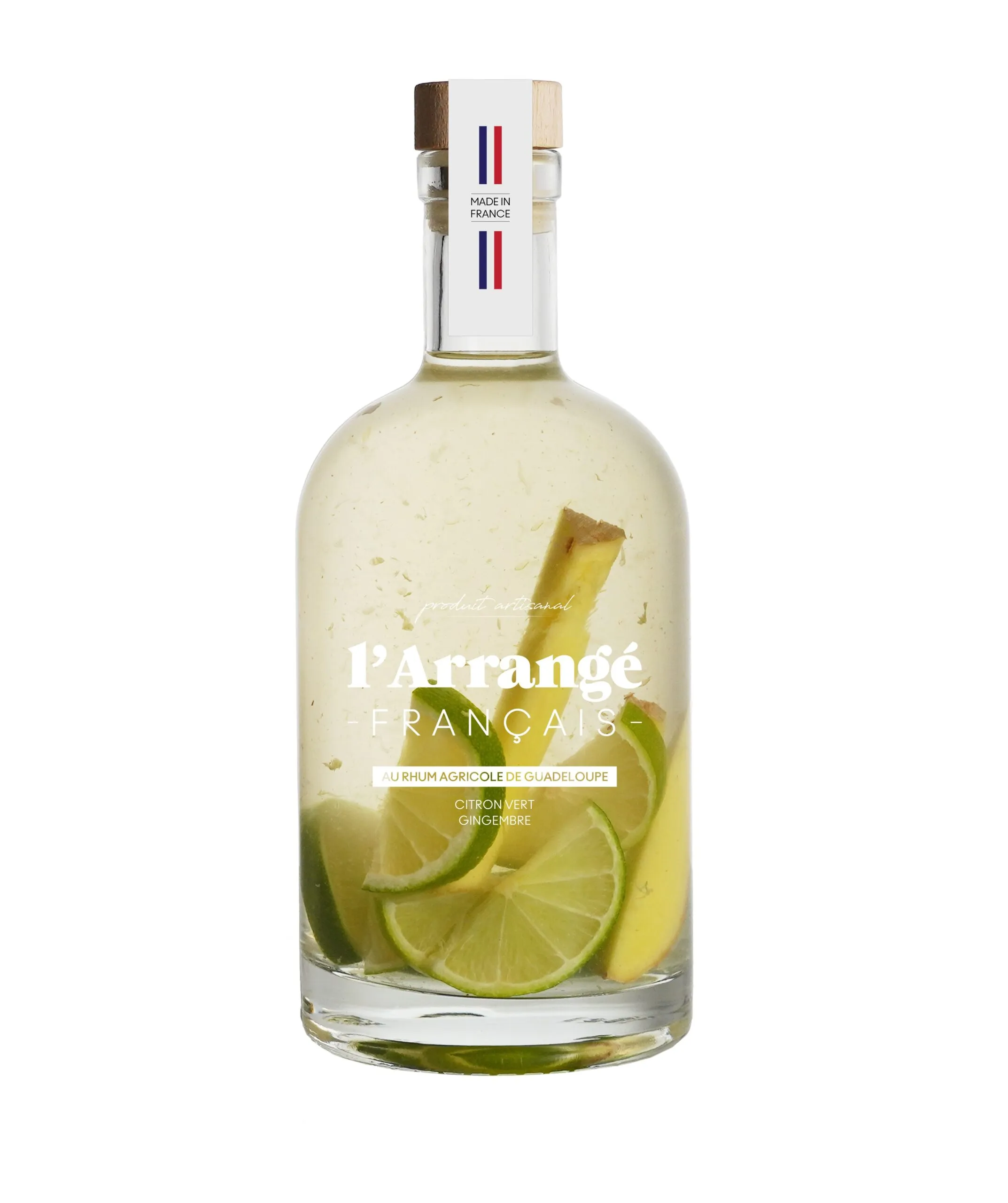 Rhum Arrangé - Citron vert gingembre - Monsieur Basil