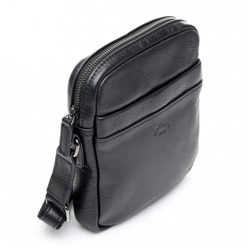 Sacoche homme en cuir KATANA noir | Planetebag.com