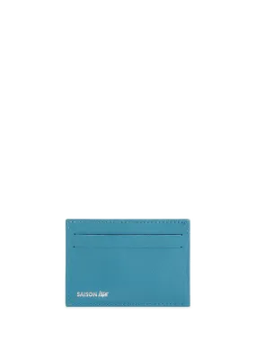 SAISON 1865  Porte-cartes en cuir - Bleu