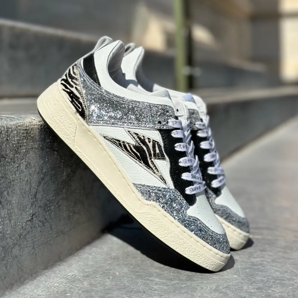 Semerdjian Chita 10645 basket à éclair zèbre