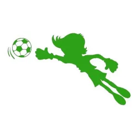 Stickers enfant foot Ref: T-MK808 Vert 57x97 cm