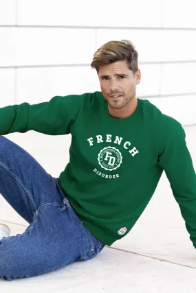 Sweat BLASON UNIVERSITY homme Clyde by French Disorder