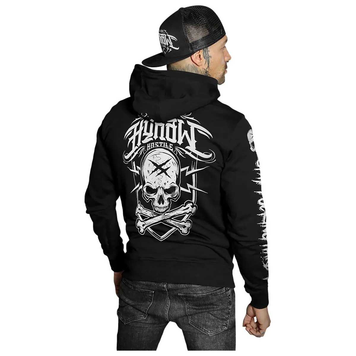 Sweat Zippé Homme HYRAW - Stay Hard II - Rock A Gogo