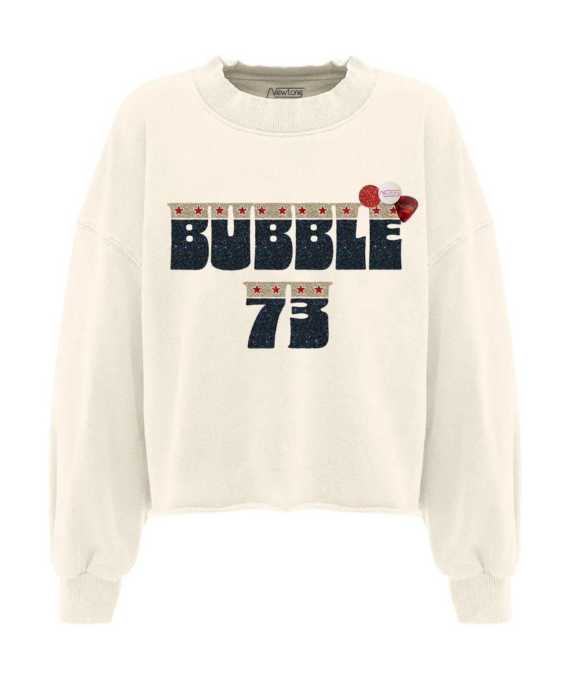 Sweatshirt crop porter natural BUBBLE