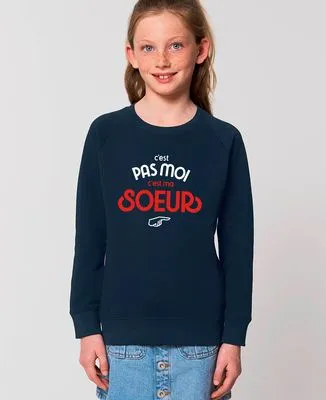 Sweatshirt homme C'est pas moi c'est ma soeur