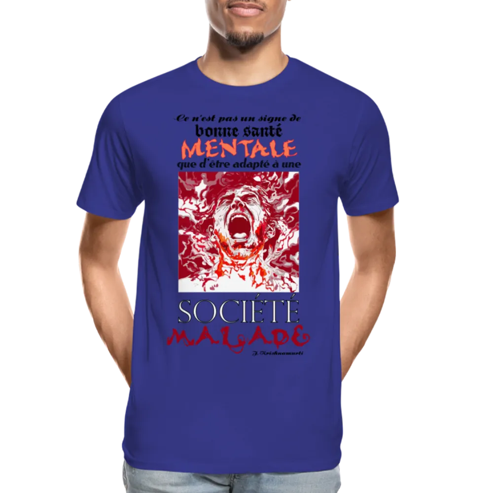 T-shirt bio Premium Homme Société Malade
